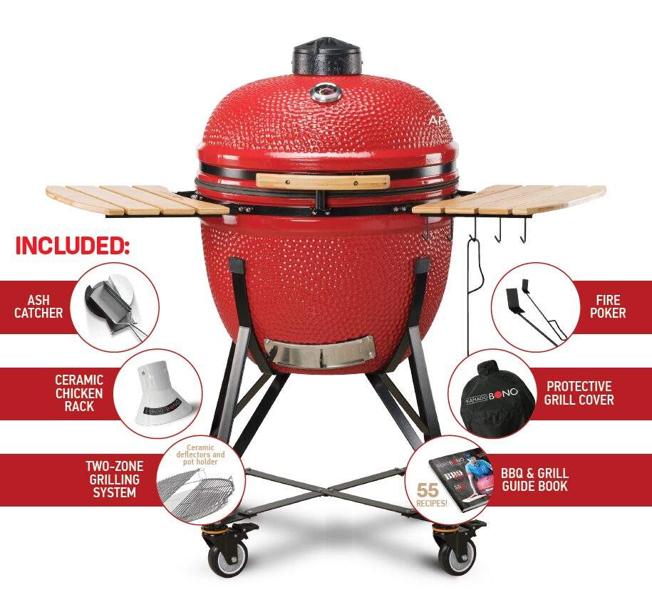 červený gril kamado grande limited